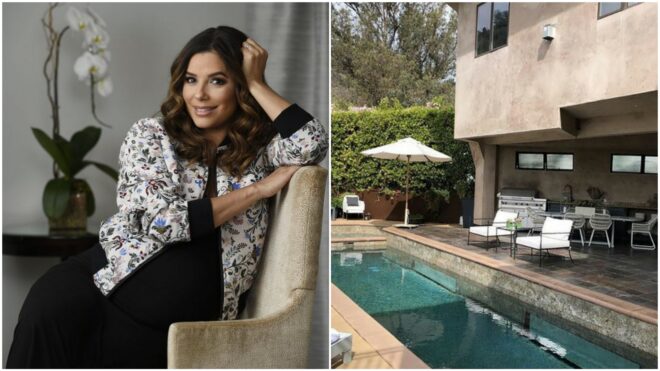 Eva Longoria : enceinte, découvrez son somptueux manoir qu’elle met en vente !