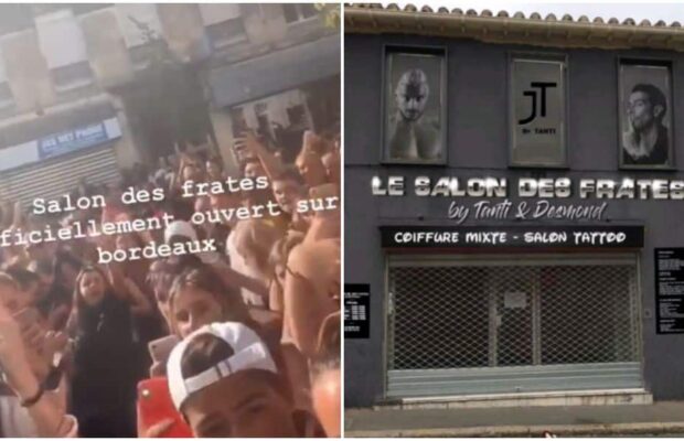 Julien Tanti crée une énorme émeute pour l’ouverture de son nouveau Salon des Fratés à Bordeaux