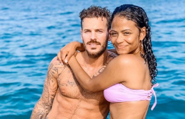 Matt Pokora pose très peu habillé aux côtés de Christina Milian