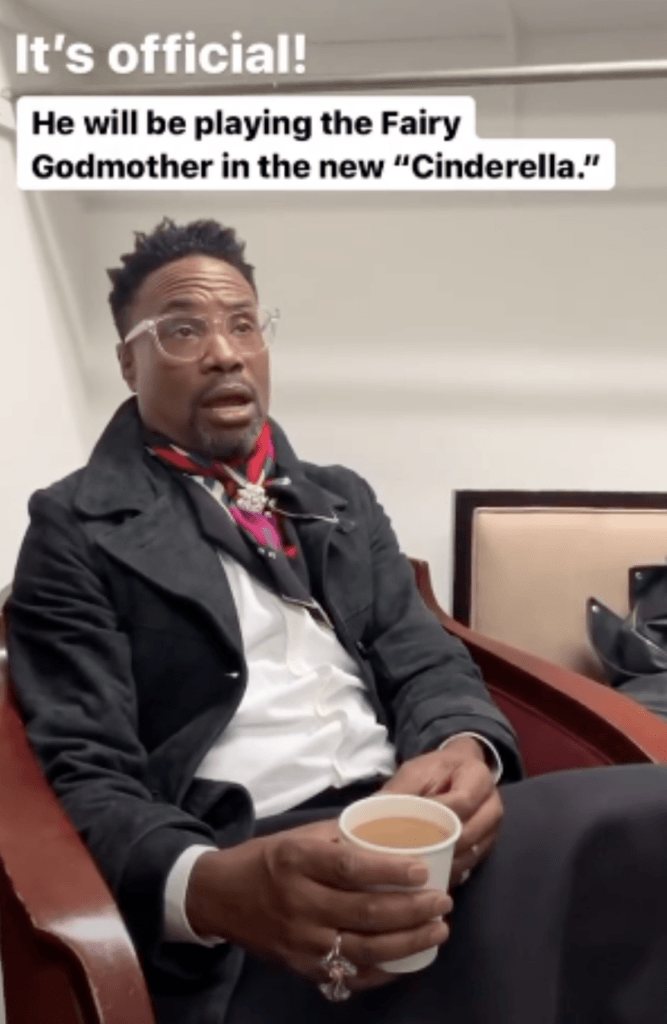 Billy Porter sera la Marraine fée du prochain "Cendrillon"