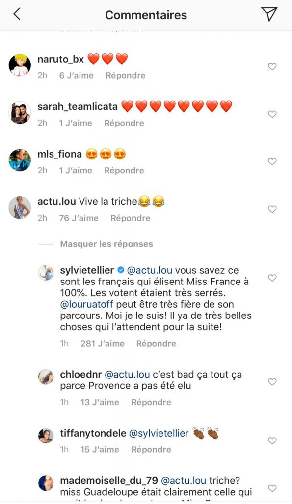 Miss France 2020 : l’émission accusée de tricherie, Sylvie Tellier répond 