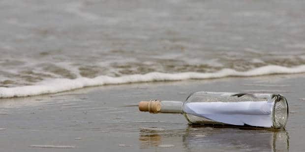 Une bouteille jetée à la mer au Canada se retrouve en France 9 mois plus tard et elle contient un message