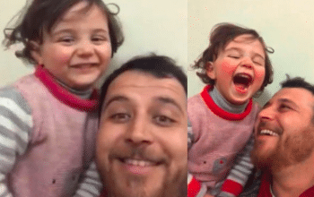 En Syrie, un papa crée un jeu pour distraire sa fille pendant les bombardements