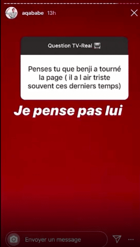 Benji Samat : toujours sous le charme d'Alix malgré leur rupture ? Un indice sème le doute