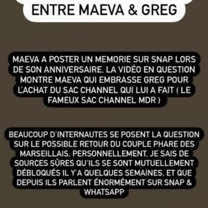 Maeva Ghennam et Greg Yega : ils se rapprochent discrètement