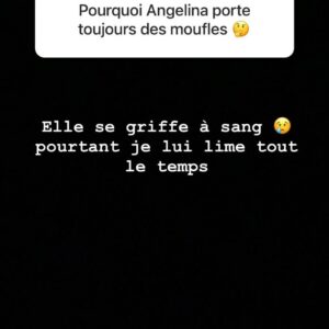 Manon Tanti explique pourquoi sa fille Angelina porte très souvent des moufles