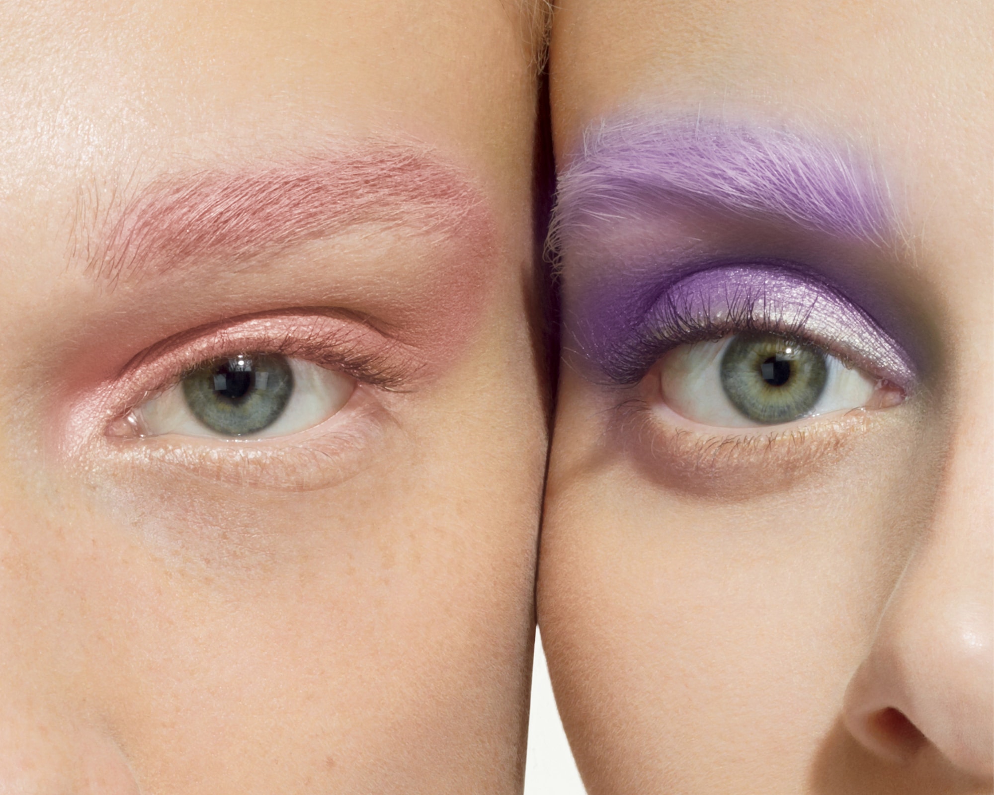 Sourcils colorés