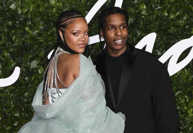 Rihanna et A$AP Rocky en couple : une trace de rouge à lèvres met tout le monde d'accord