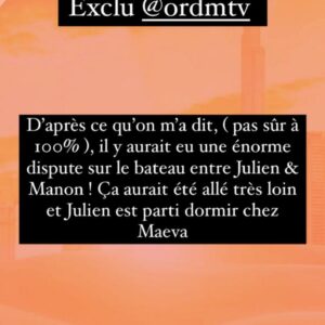 Manon et Julien Tanti : une dispute serait allée très loin lors de l'anniversaire de Maeva Ghennam