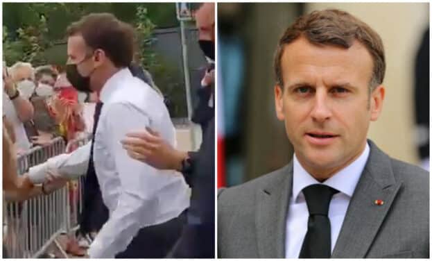 Emmanuel Macron : giflé violemment lors d'un déplacement dans la Drôme, la vidéo CHOC !