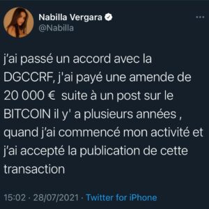 Nabilla : condamnée pour pratiques commerciales trompeuses, elle s'exprime