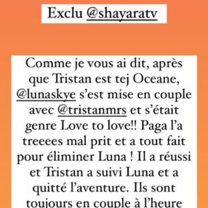 Luna Skye (LMvsMonde6) : elle est de nouveau en couple avec Tristan