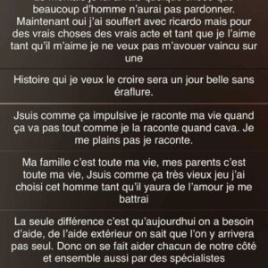 Nehuda : Ricardo tente le tout pour le tout pour la reconquérir, elle s'exprime