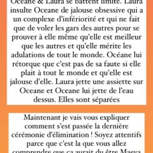 Océane El Himer (LMvsMonde6) : en rivalité avec Laura, elles en seraient venues aux mains