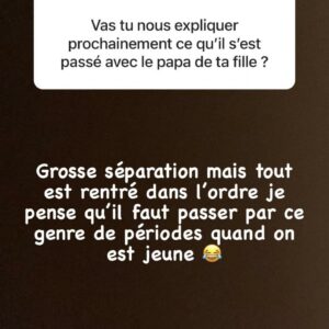 Camille Froment : à nouveau en couple avec le papa de sa fille ? Elle s’explique