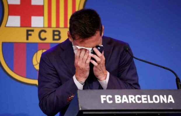 Lionel Messi : le mouchoir dans lequel il a pleuré lors de son discours d'adieu mis en vente