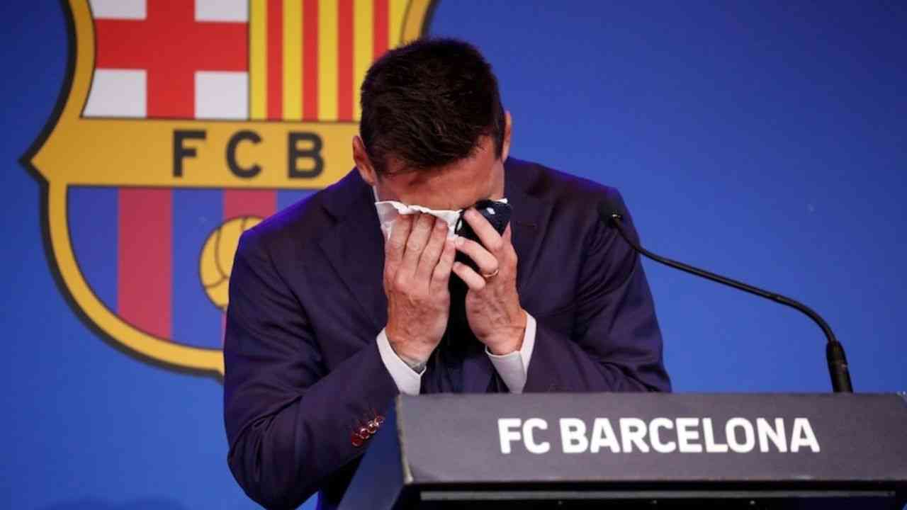 Lionel Messi : le mouchoir dans lequel il a pleuré lors de son discours d'adieu mis en vente