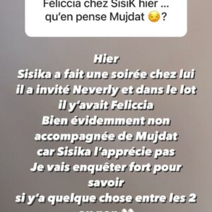 Feliccia, exit Mujdat ? Elle se rapprocherait de SisiK