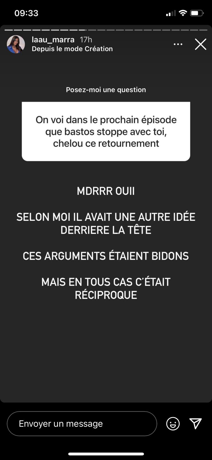 Laura Marra (LMvsM6) : taclée par Bastos après leur rapprochement, elle s'exprime