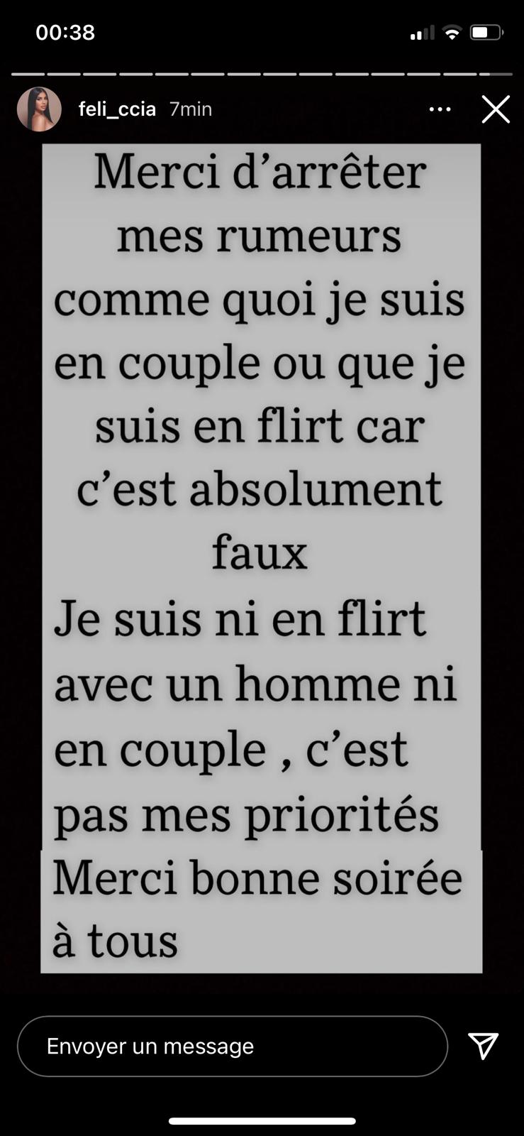 Feliccia en rapprochement avec SisiK ? Elle s'exprime après sa soirée passée avec lui