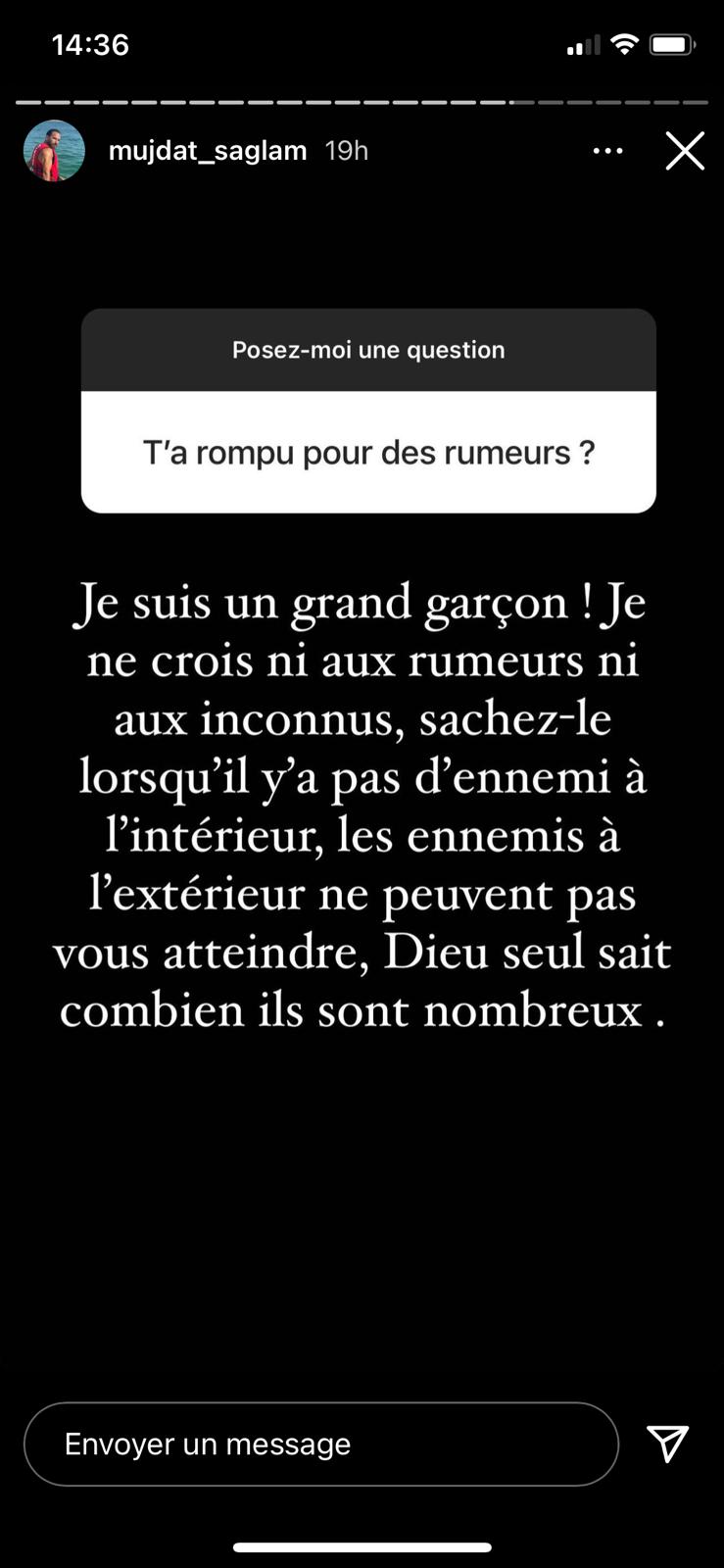 Mujdat et Feliccia : ils s'expliquent pour la 1ère fois depuis leur rupture 