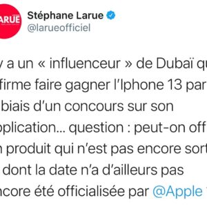 Jazz et Laurent, accusés d’escroquerie : ils promettent le gain d'un 'iPhone 13'