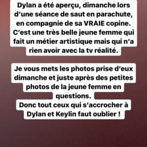 Dylan Thiry : il ne serait en réalité pas en couple avec Kellyn