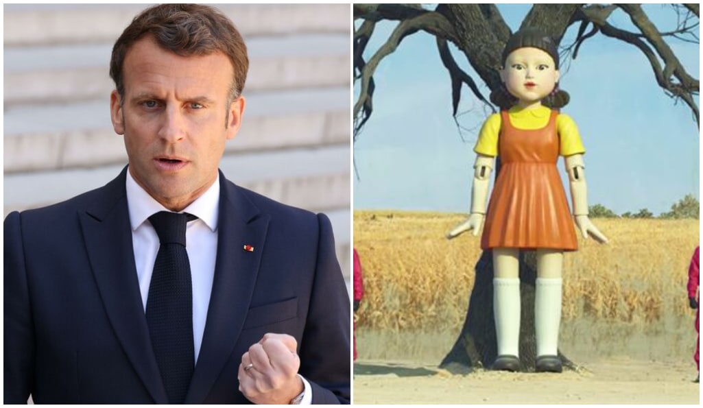 emmanuel-macron-squid-game-poupee-tueuse