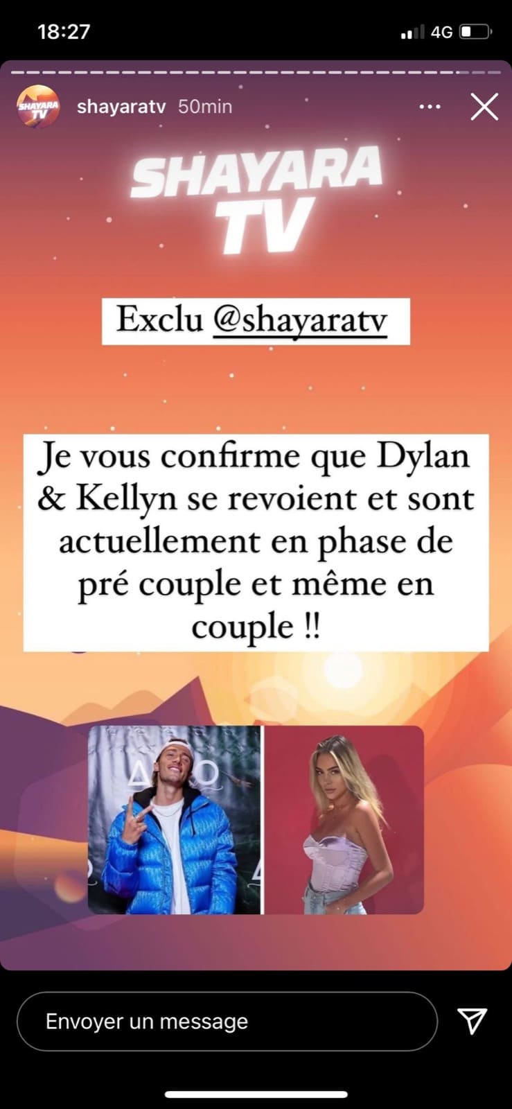 Dylan Thiry de nouveau en couple avec Kellyn ? Il répond 