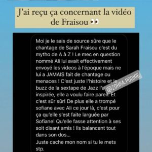 Sarah Fraisou : victime de chantage pour une vidéo intime, elle est accusée d'avoir tout mis en scène