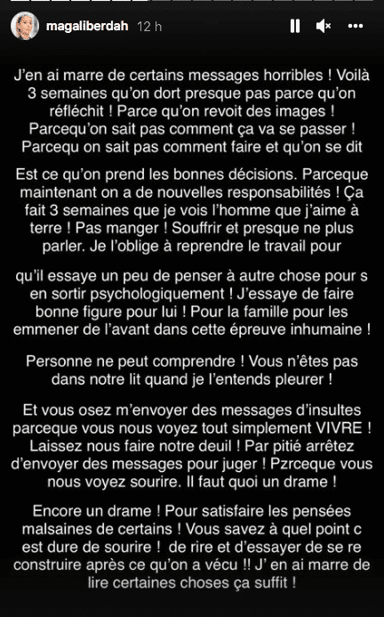 Magali Berdah : taclée sur son comportement après le meurtre de sa belle-soeur, elle s'exprime