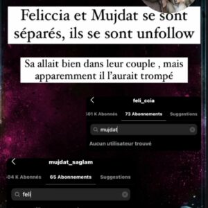 Mujdat et Felicia définitivement séparés en raison d'une infidélité ?