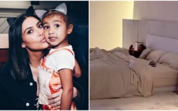 Kim Kardashian : North filme sa maman au lit… et en montre visiblement trop
