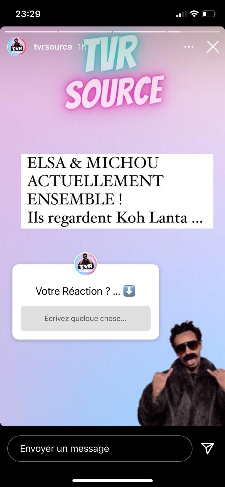 Elsa et Michou officiellement en couple