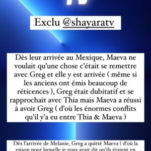 Maeva Ghennam : de nouveau en couple avec Greg Yega ? Elle s'exprime