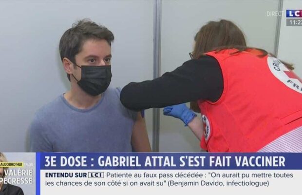 Gabriel Attal s'est fait vacciner