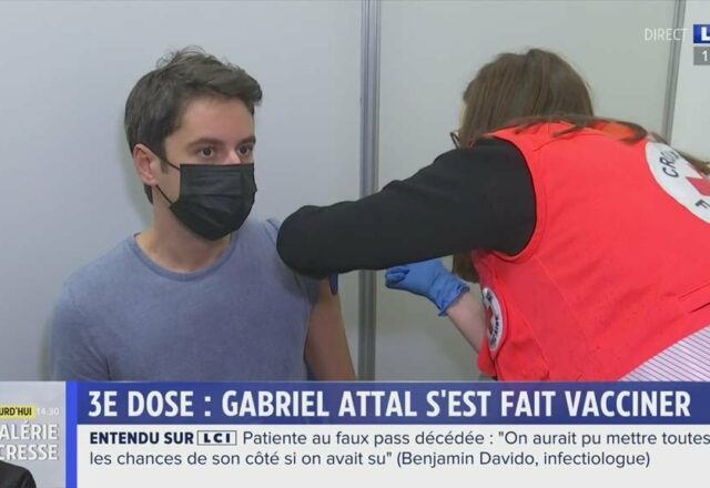 Gabriel Attal s'est fait vacciner