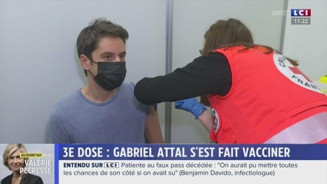 On sait pourquoi l’infirmière qui a vacciné Gabriel Attal n’a pas rempli la seringue avant d’injecter le vaccin !