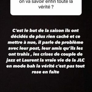 Jazz et Laurent au bord du divorce ? Les conséquences de son infidélité sur leur mariage