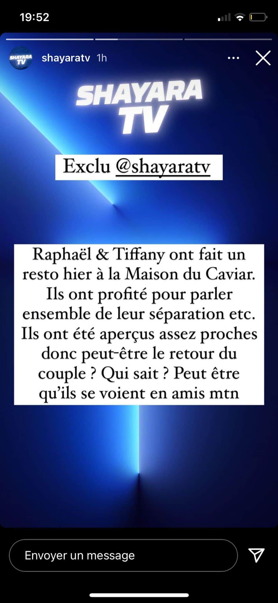 Raphaël et Tiffany de nouveau en couple ? Ils ont été aperçus très proches 