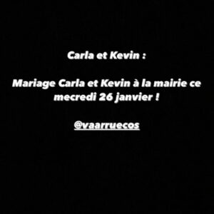 Carla Moreau et Kevin Guedj : la date de leur mariage se précise