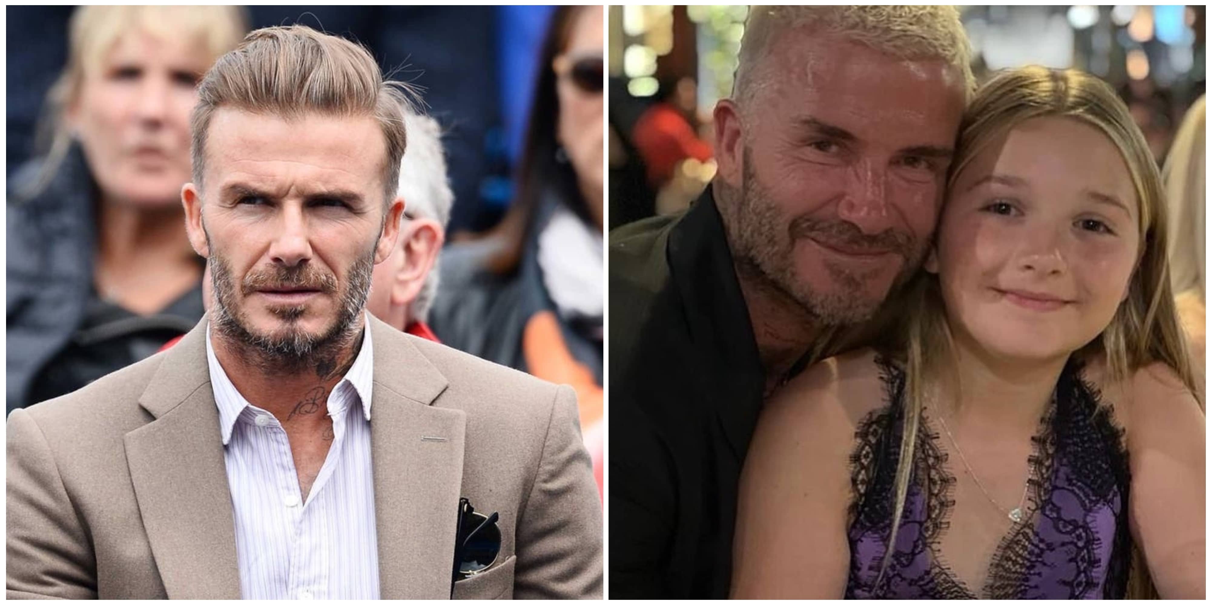 David Beckham : trop 'tactile' avec sa fille Harper ? Les internautes sont perplexes