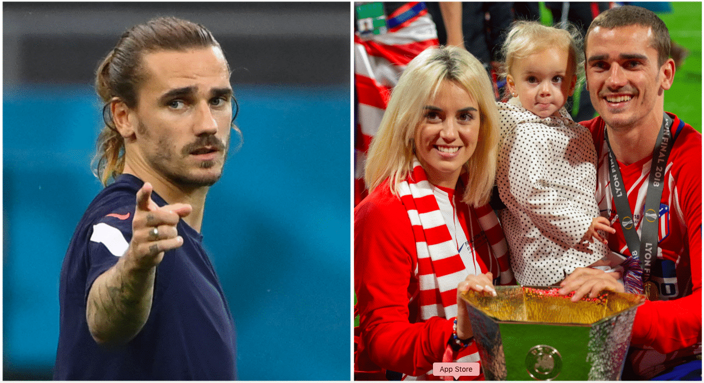 'J'ai ramé...', Antoine Griezmann raconte comment il a galéré au début avec sa femme Erika