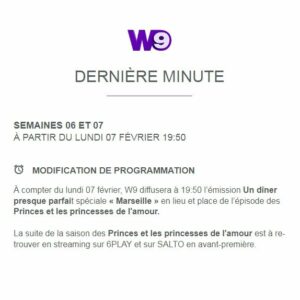 LPDLA : l’émission déprogrammée par W9 faute d'audience, les candidats s'expriment