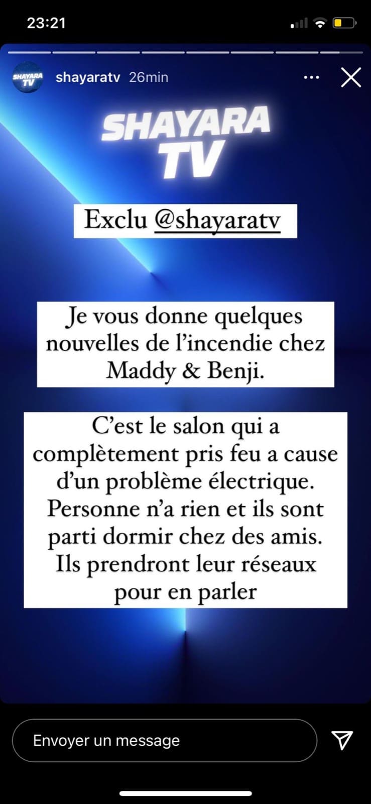 Benji Samat et Maddy Burciaga : leur maison à Dubaï a pris feu