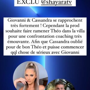 Cassandra : elle serait en couple sur le tournage de la Villa des Coeurs Brisés