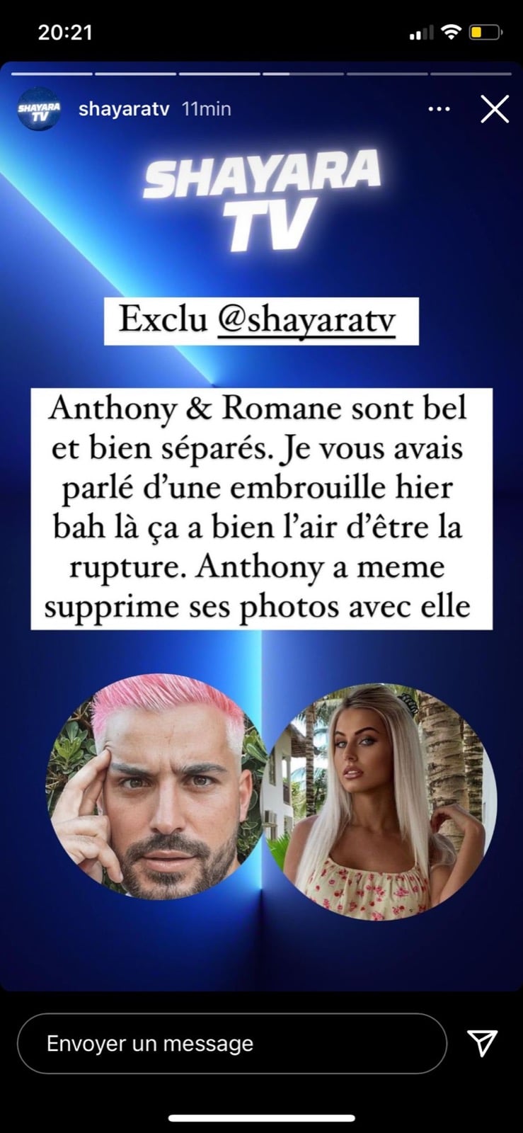 Anthony Matéo et Romane séparés pour une infidélité ? Ils s'expriment 