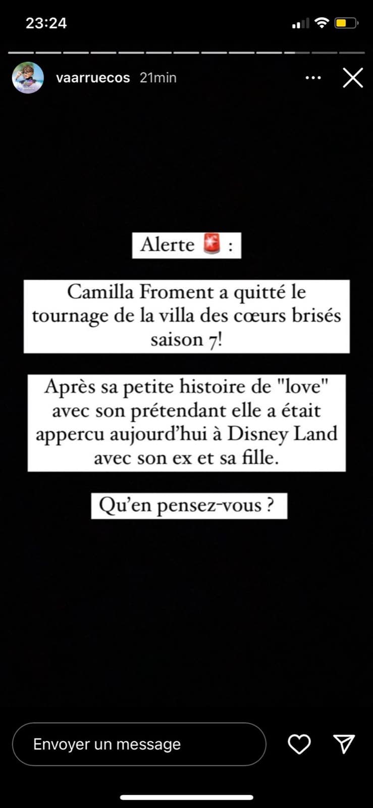 Camille Froment : de nouveau en couple avec le père de sa fille ? Elle quitte le tournage de La Villa et le retrouve 