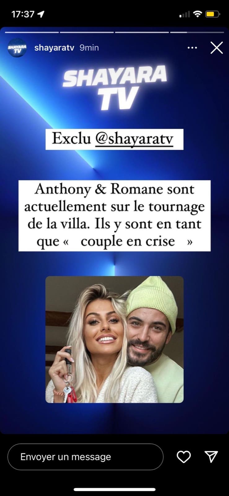 Anthony Mateo et Romane au bord de la rupture ? Ils auraient rejoint La Villa en tant que couple en crise