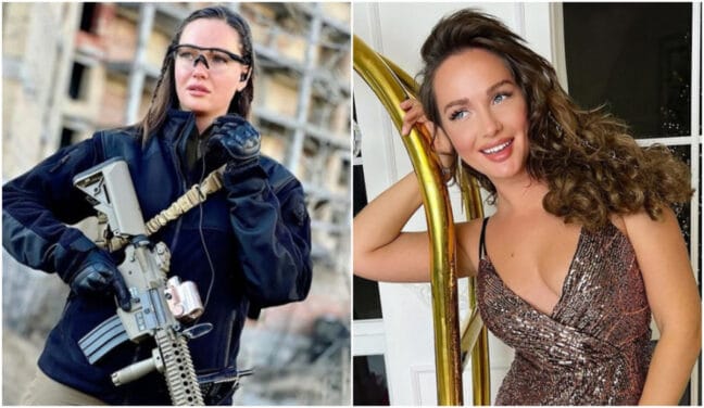 Ukraine : une ex-reine de beauté populaire prend les armes contre les Russes !